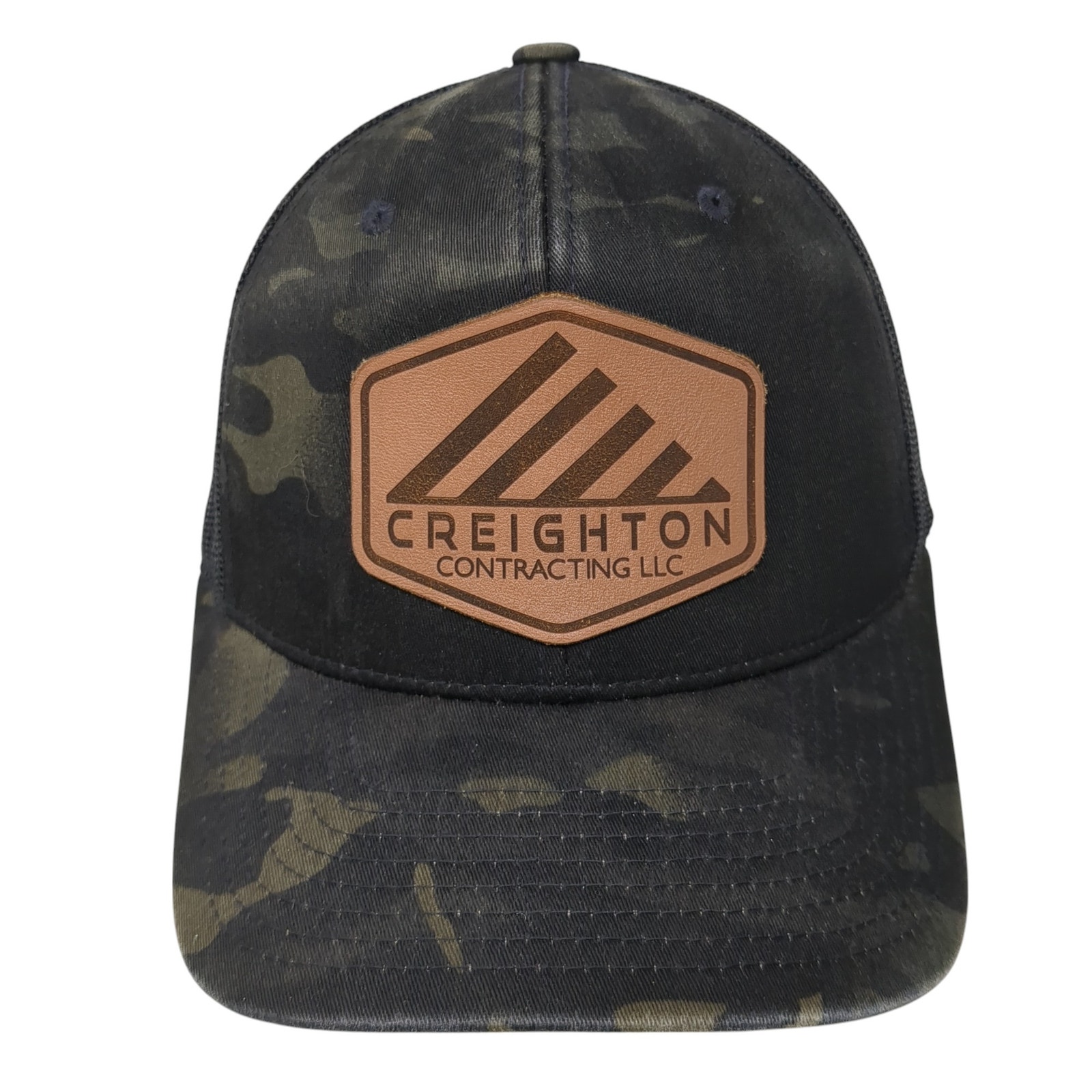 Creighton Contracting Llc Snapback Trucker Hat Multicolor Os Adjustable Yupoong